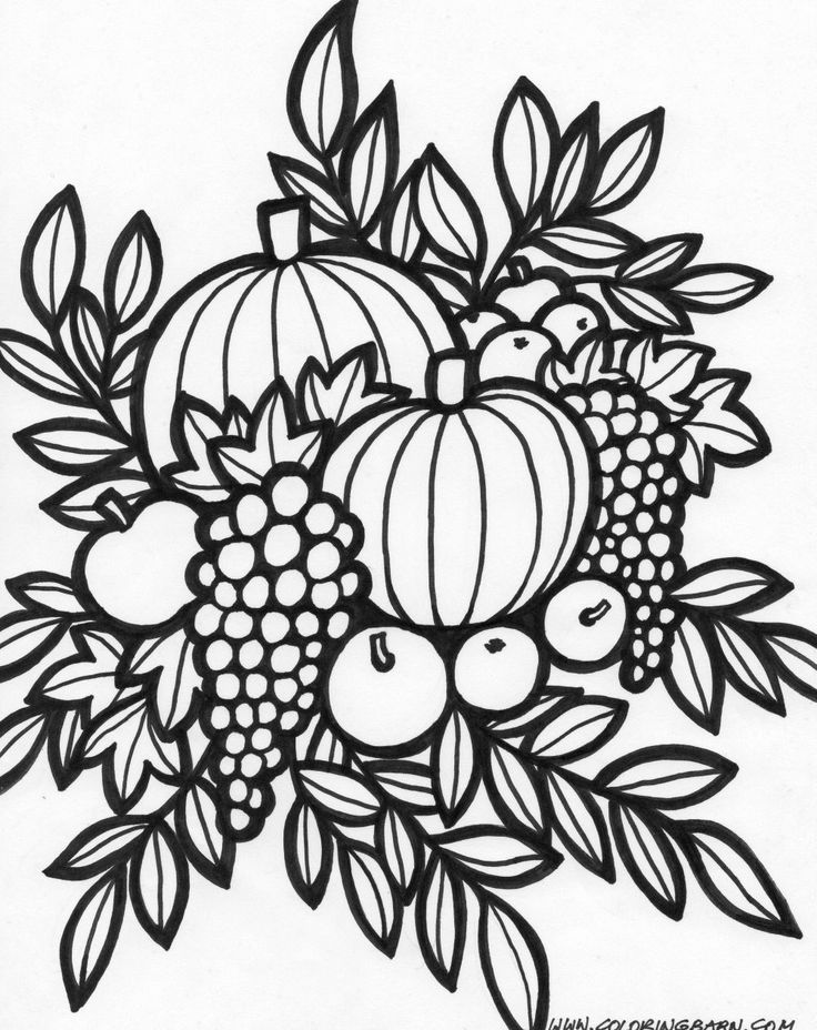 736x928 Free Coloring Sheets Autumn And Thanksgiving Words