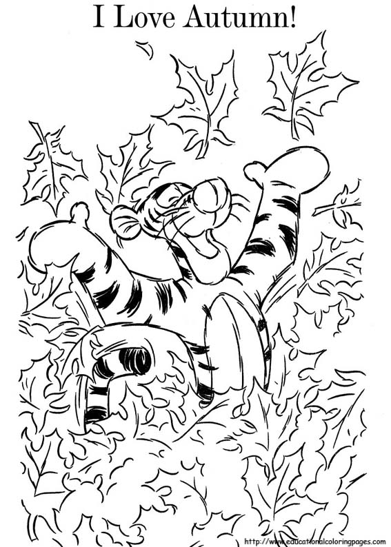 567x794 Autumn Coloring Pages