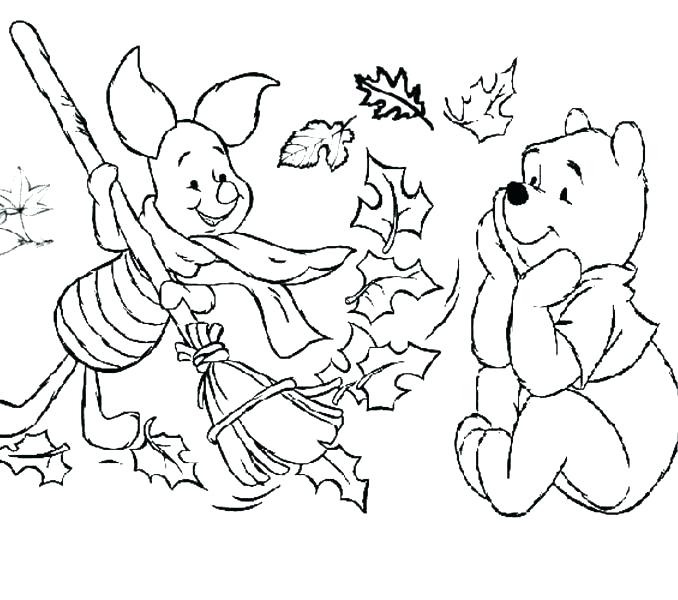 678x600 Fall Leaves Coloring Pages Fall Coloring Pages Free Free Fall