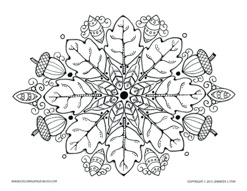 960x741 Autumn Mandala Coloring Pages Coloring Books For Seniors 37 Plus