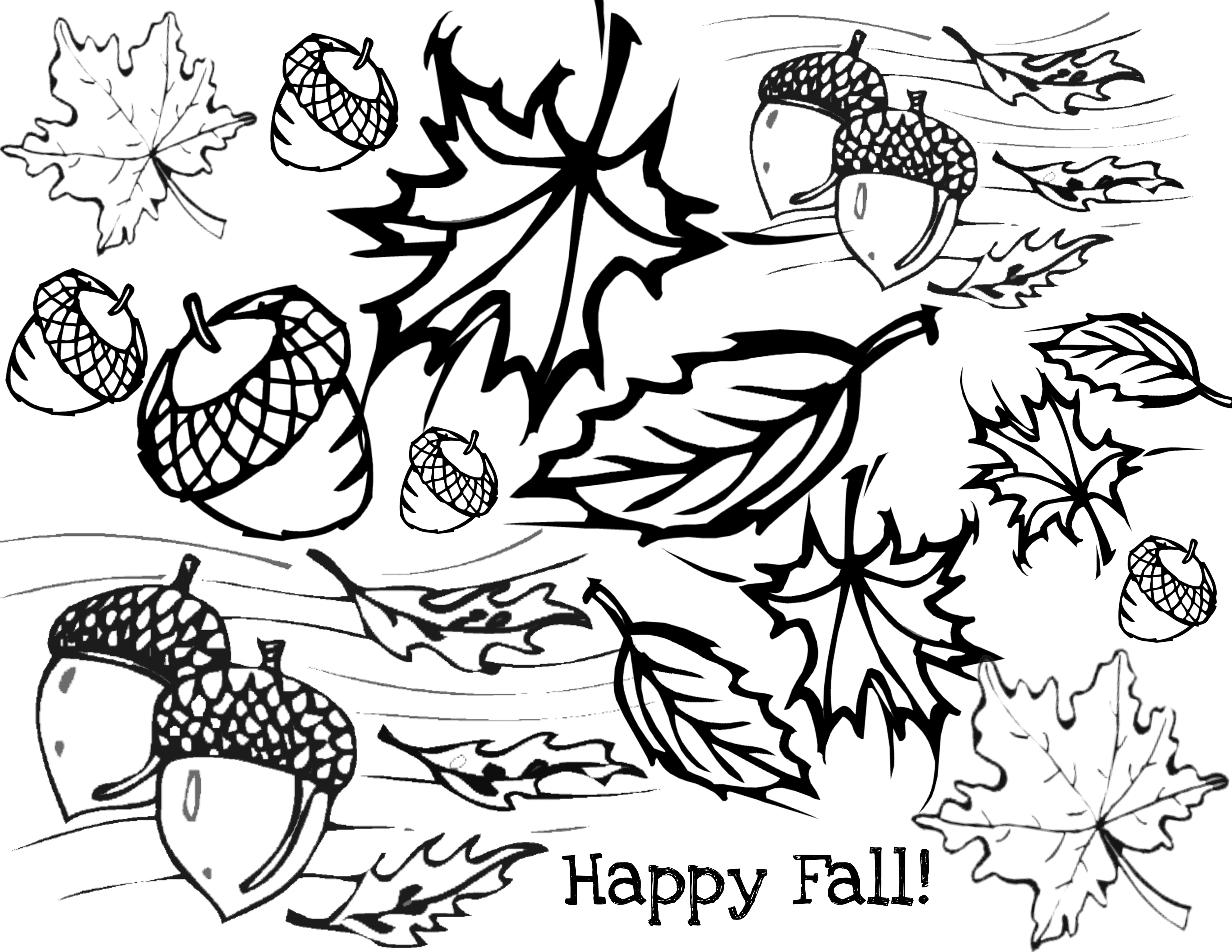 3300x2550 Fall Coloring Pages To Print Coloring Page