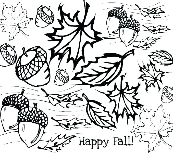 678x600 Printable Fall Coloring Pages Fall Coloring Pages For Kids
