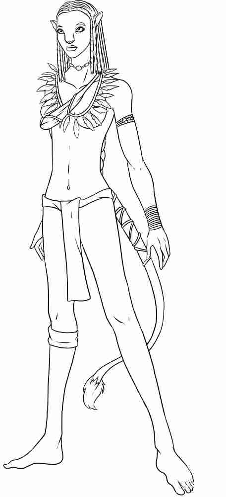 456x1000 Avatar Coloring Pages Movie Pictures Appa Tearing Olegratiy