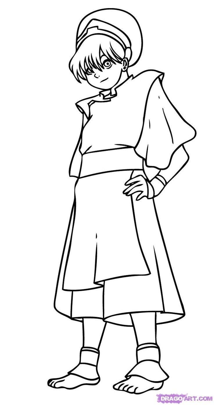 736x1393 Best Of Avatar The Last Airbender Coloring Pages Leversetdujourfo