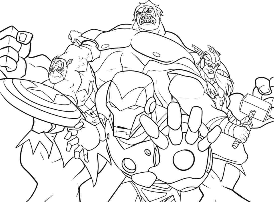 Avengers Coloring Pages