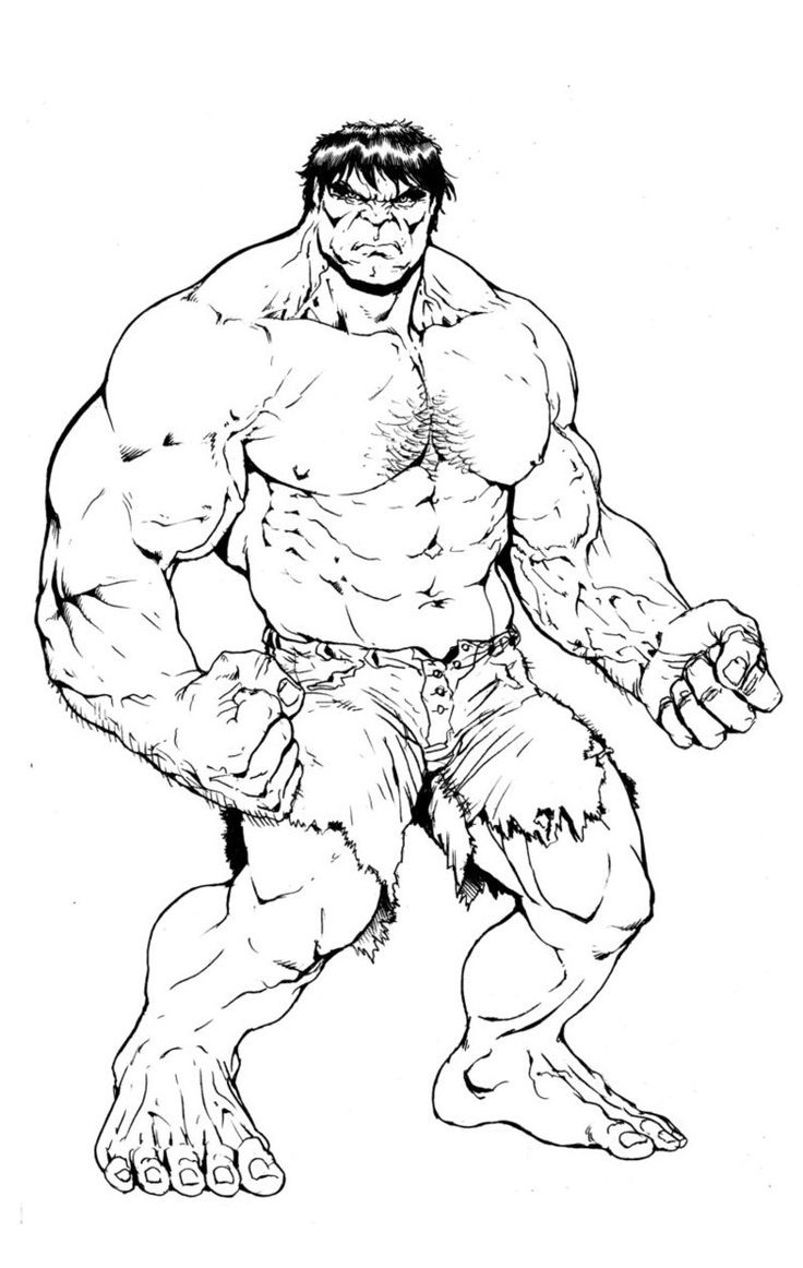 Avengers Hulk Coloring Pages