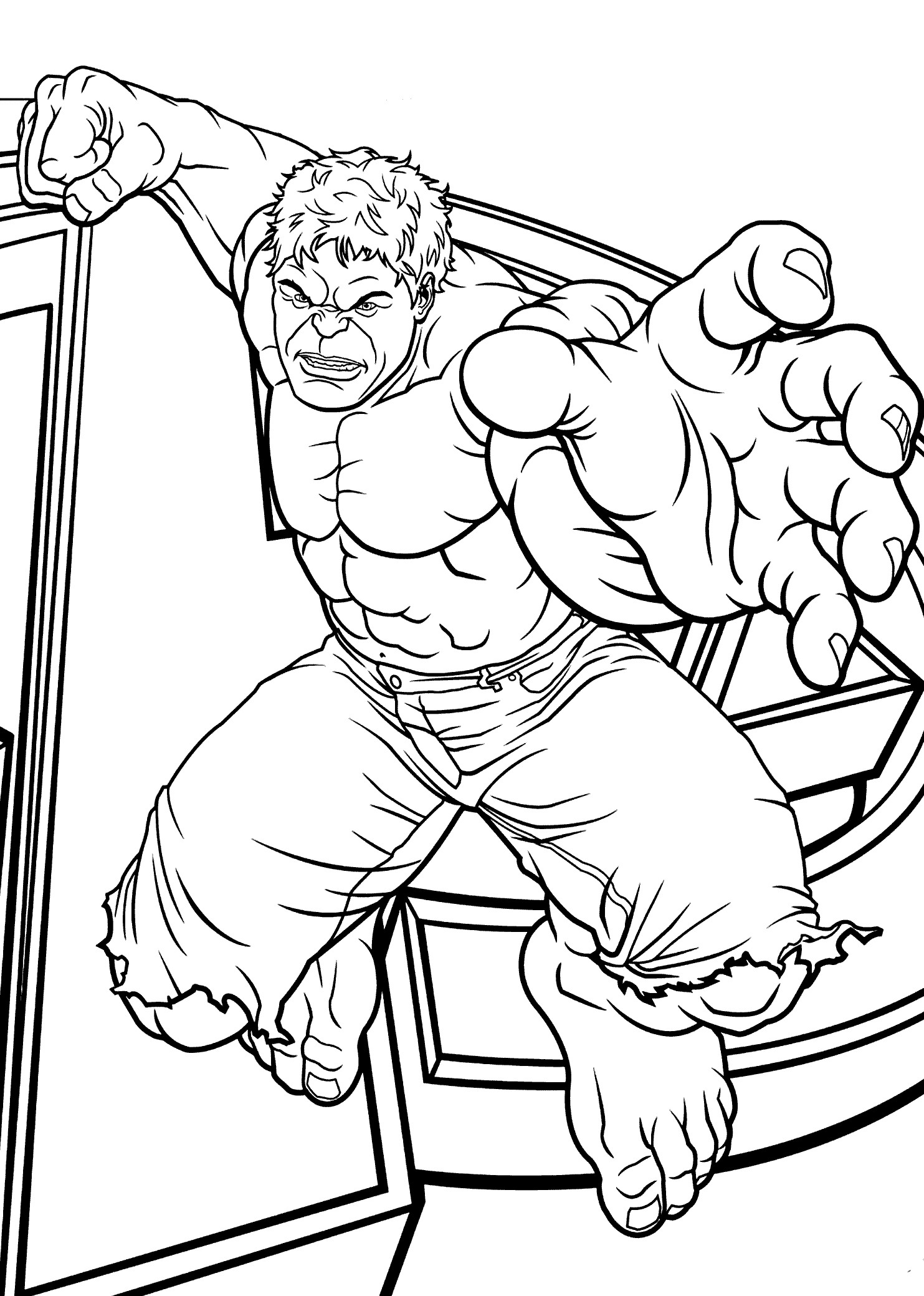 1483x2079 Coloring Pages Hulk Print Fresh Avengers The Hulk Coloring Page