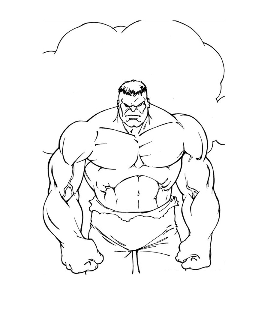 850x1100 Perfect Incredible Hulk Coloring Pages To Print Avengers