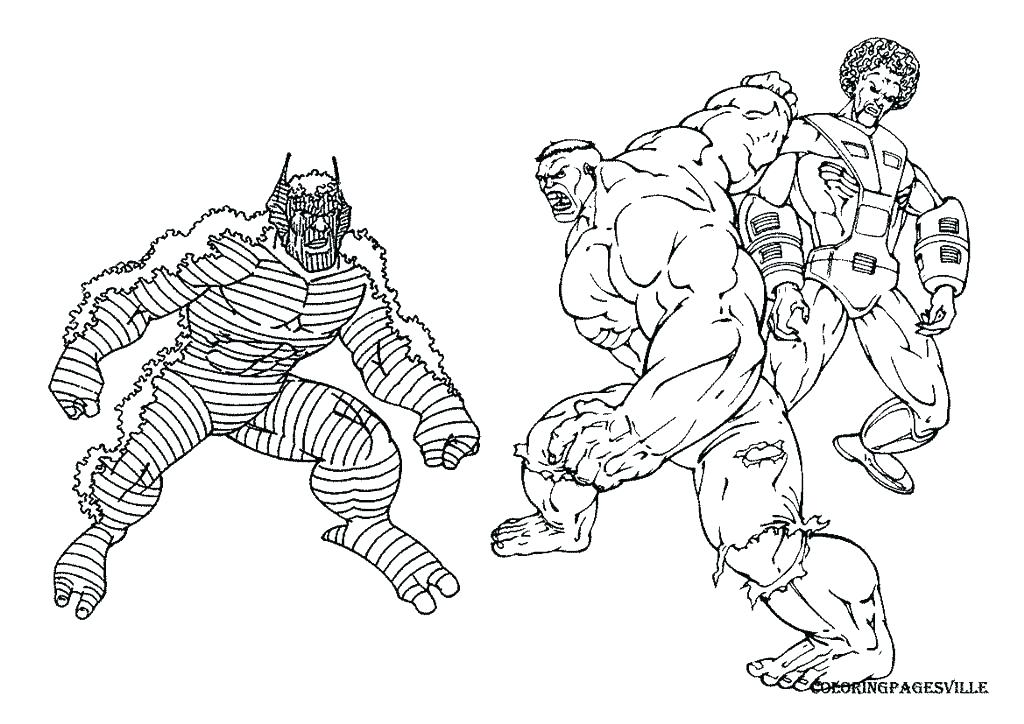 1024x724 Hulk Color Pages
