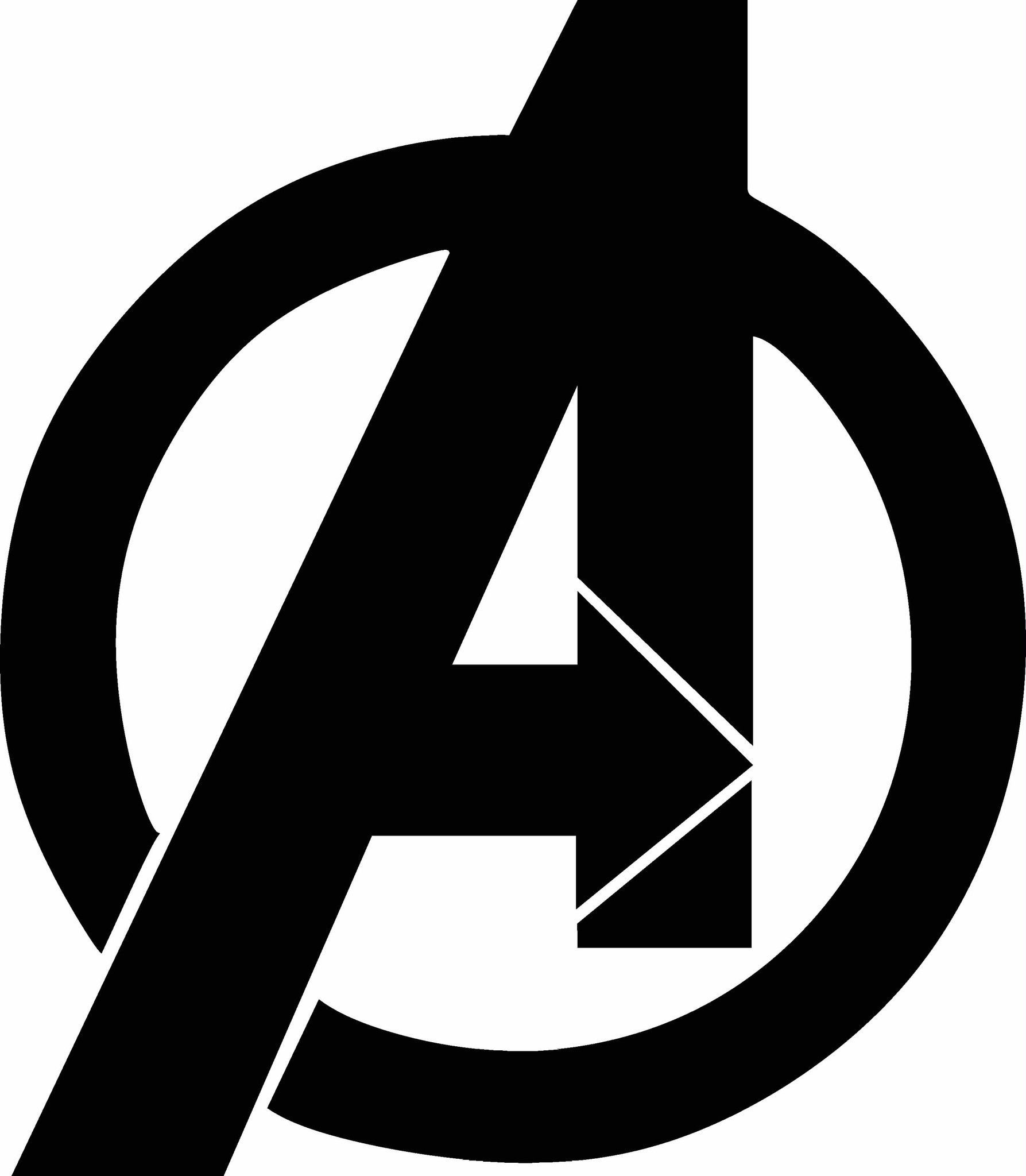 1787x2048 Avengers Logo Vinyl Decal Graphic
