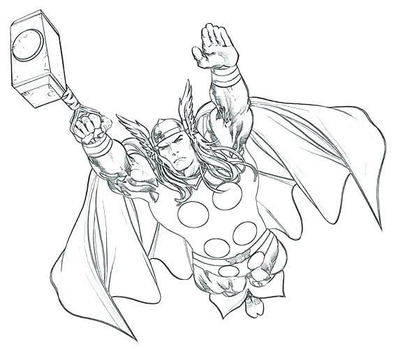 600x500 Coloring Pages Thor Coloring Pages To Print Thoroughbred Coloring