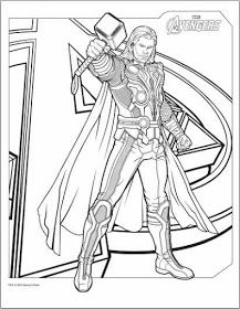 217x280 Dibujos De Thor Para Colorear Y Pintar. Imprimir Dibujos De Thor