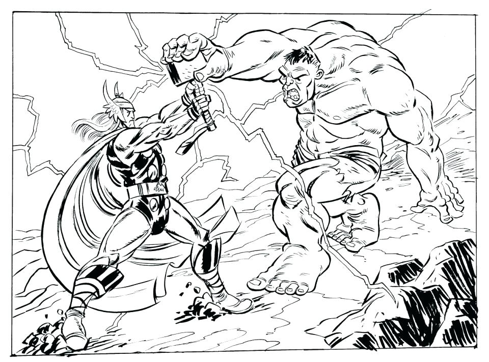 960x711 Thor Coloring Page Coloring Pages Lego Thor Colouring Pages