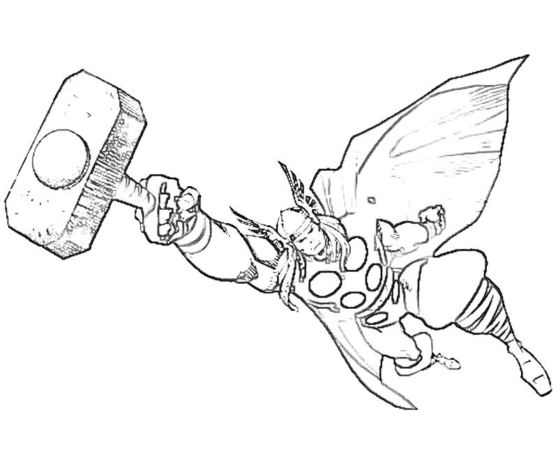 800x667 Thor Coloring Pages Thor Printable Coloring Pages Free Printable