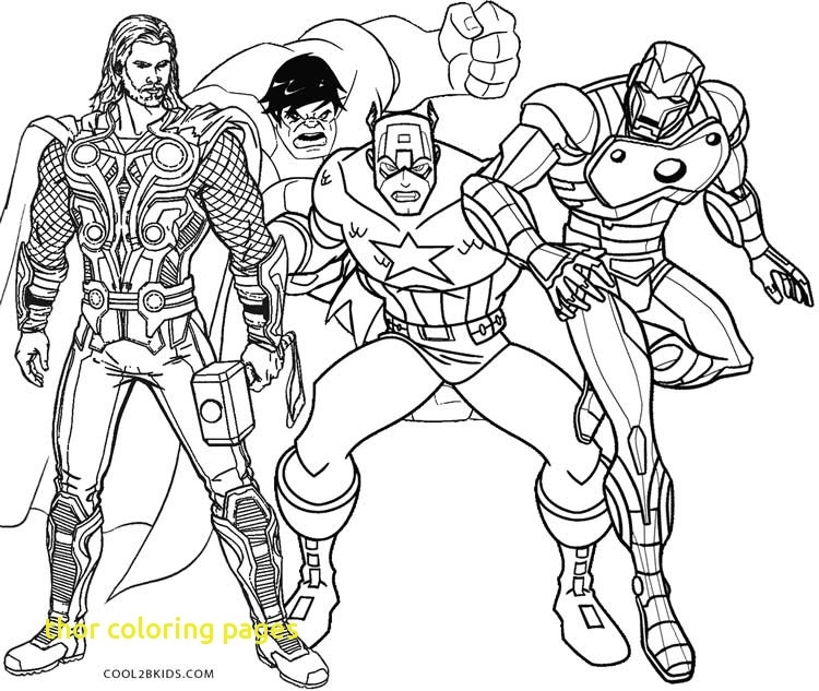 750x633 Thor Coloring Pages With Avengers Thor Coloring Page 26902 Free