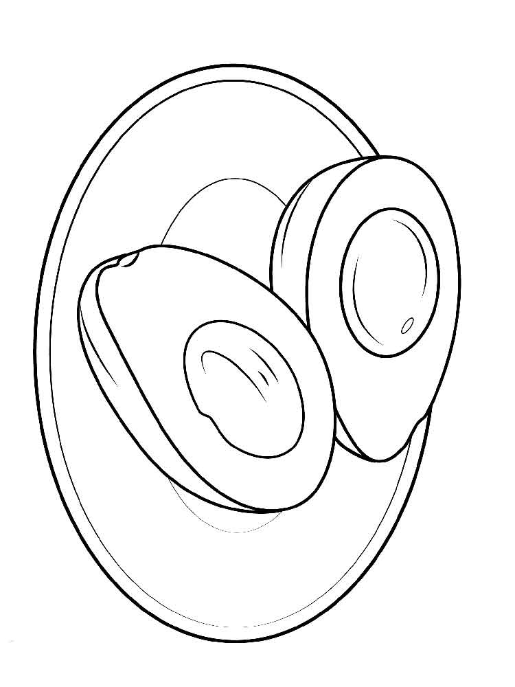750x1000 Avocado Coloring Pages. Download And Print Avocado Coloring Pages.