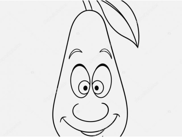 640x480 Coloring Pages Avocado Design Avocado Drawing