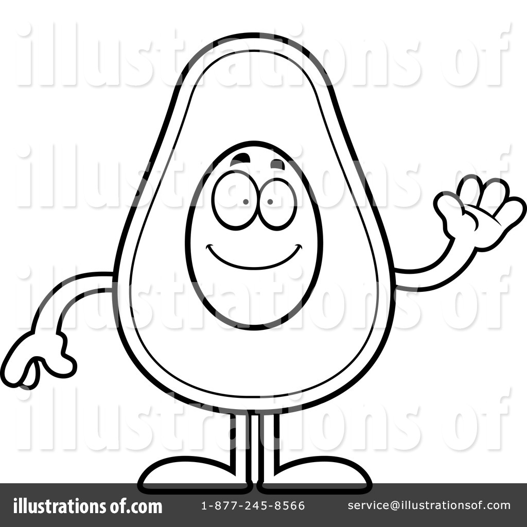 1024x1024 Avocado Clipart