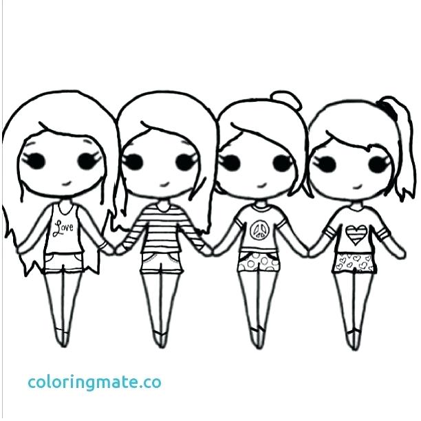 612x612 Bff Coloring Pages Awesome Coloring Page For Teenage Girls Bff