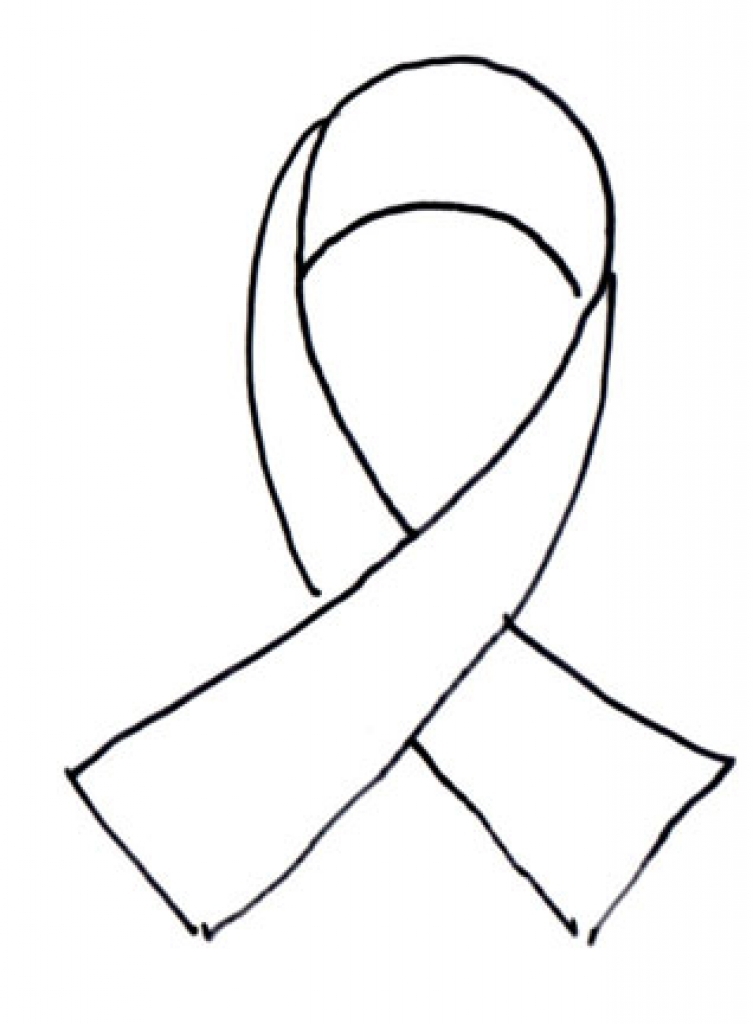 753x1024 Ribbon Coloring Page Beauteous Ribbon Coloring Sheet Glamorous