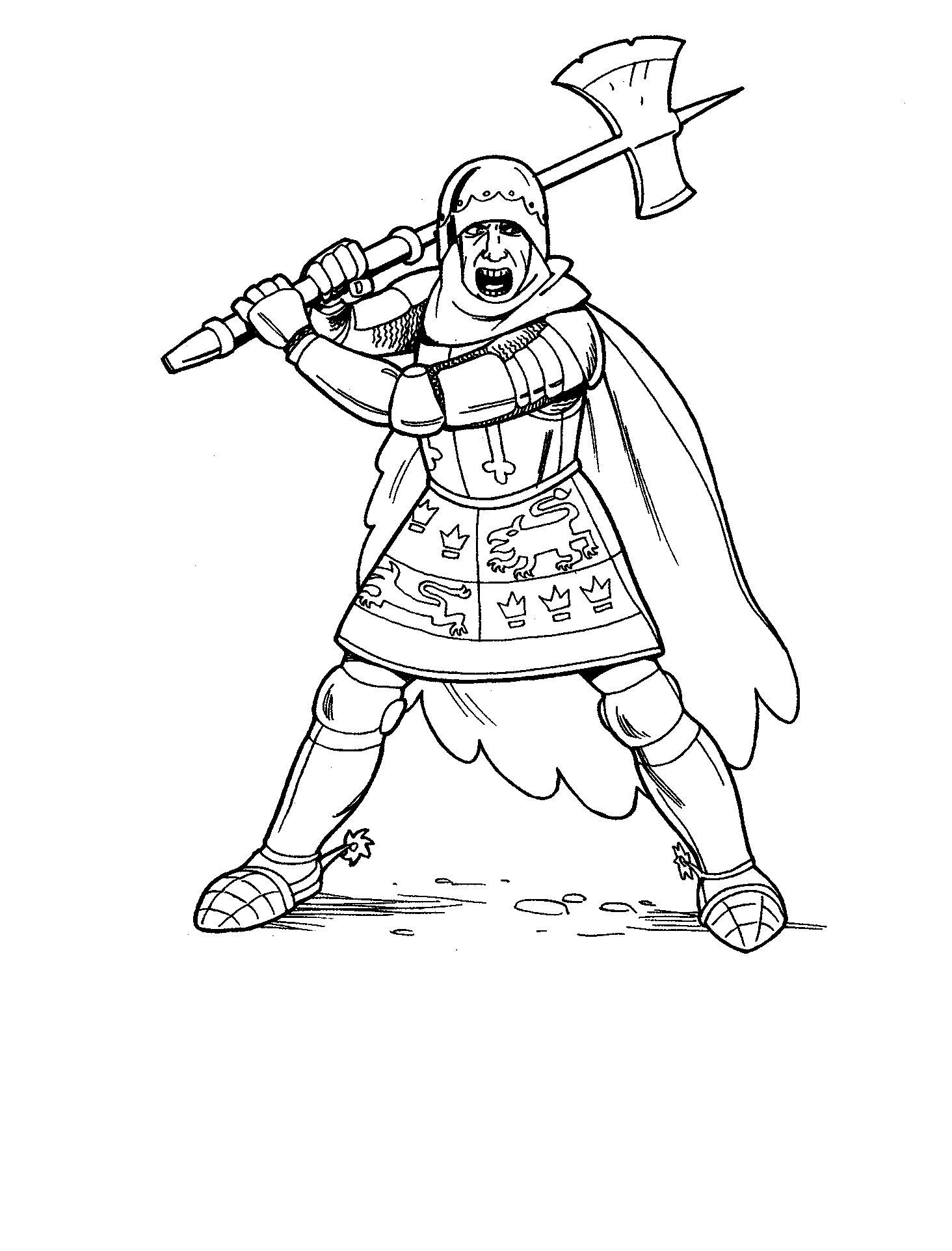 1464x1923 Knights Learned To Use An Ax Castles And Knights