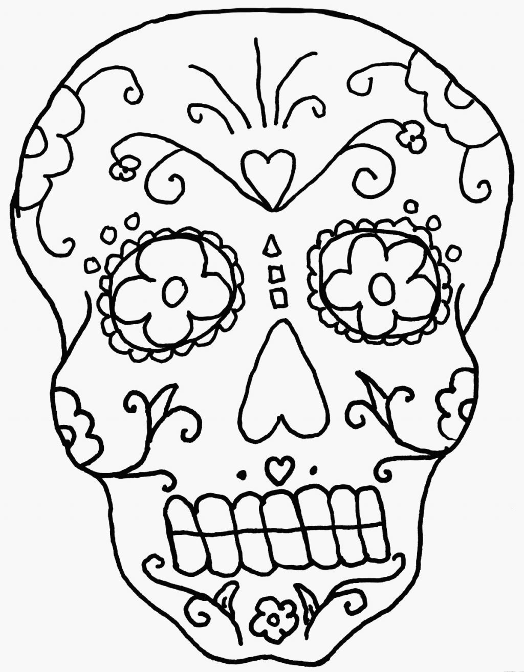 1024x1314 Skeleton Coloring Pages