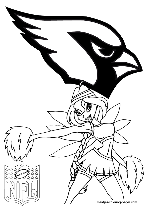 595x842 Arizona Cardinals Coloring Pages