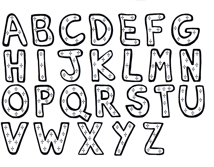 846x660 Preschool Coloring Pages Alphabet Az Coloring Pages Coloring Pages