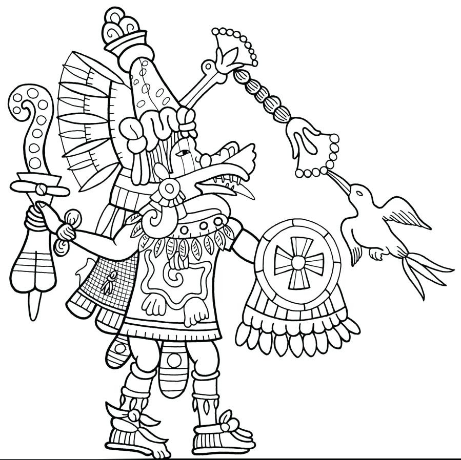899x898 Coloring Pages ~ Aztec Coloring Pages Art Sheets Aztec Coloring
