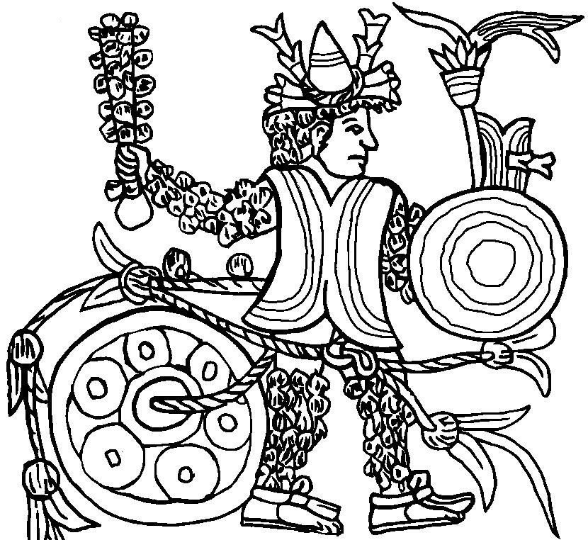 830x762 Aztec Empire Coloring Page 11