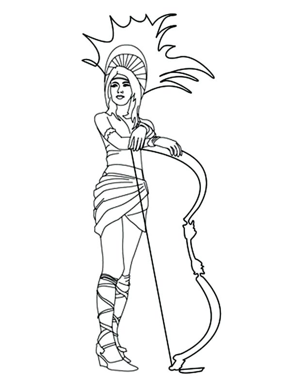 600x775 Aztec Coloring Pages Warrior Princess Coloring Pages Aztec Symbols