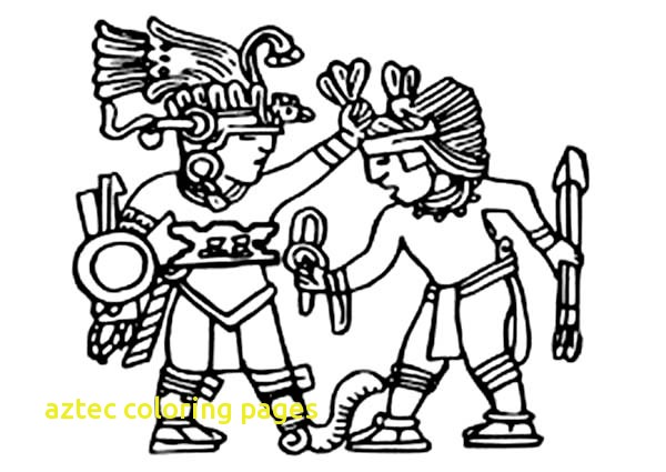 600x425 Aztec Coloring Pages With King Of Aztec Bless His Warrior Coloring