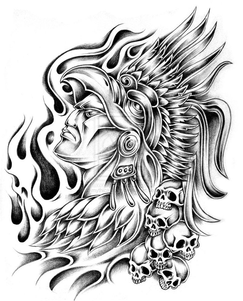 803x995 Aztec Mythology
