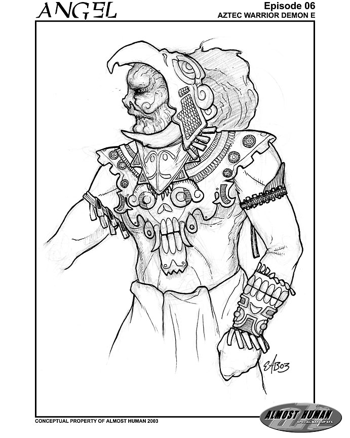 691x864 Aztec Mythology