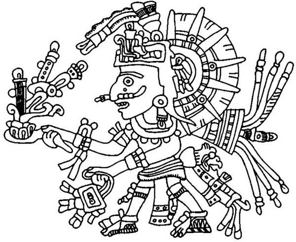 600x492 Related Image Coloring Pictures Aztec And Online