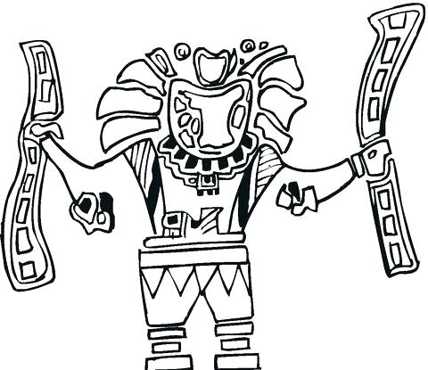 480x415 Aztec Coloring Pages Animal Coloring Pages Art Page Free Printable