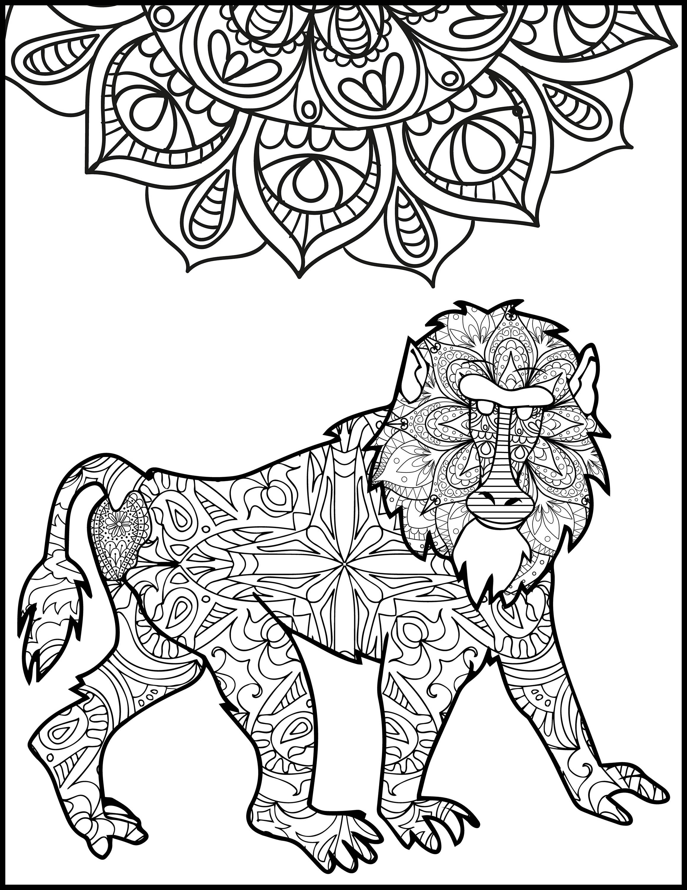 2318x3000 Baboon