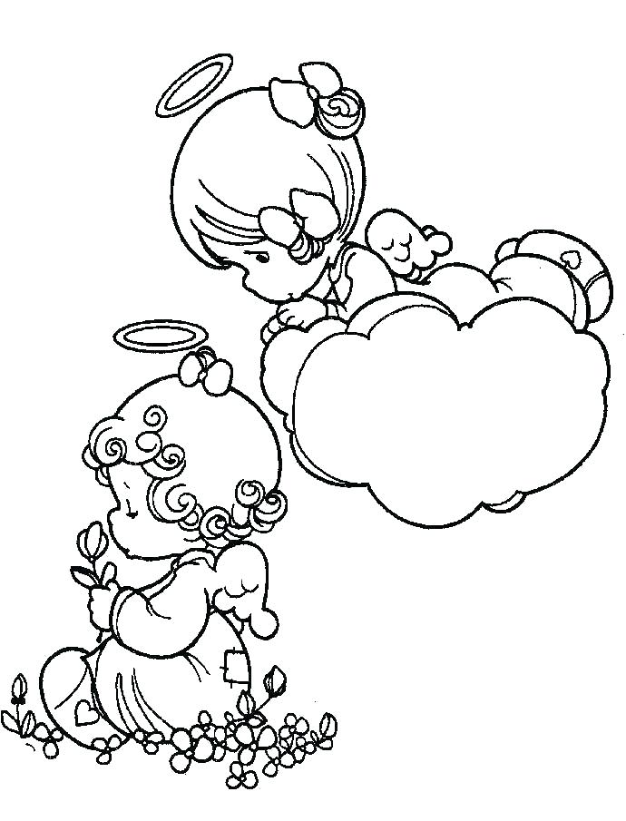 690x905 Baby Girl Coloring Pages Precious Moments Baby Coloring Pages