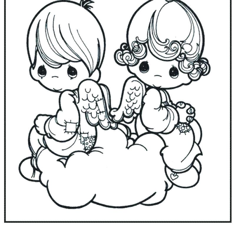 791x800 Christmas Angel Coloring Pages Angel Coloring Sheet Baby Pages