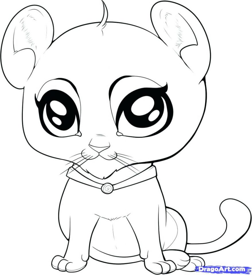 878x960 Cute Baby Animal Coloring Pages Dragoart 6