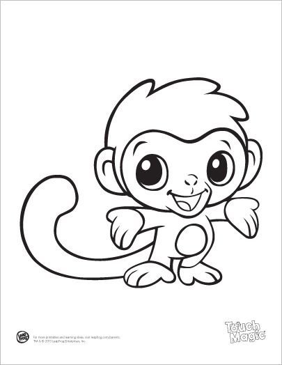 405x524 Cute (And Free) Printablesfrom Leapfrog Baby Animal Coloring