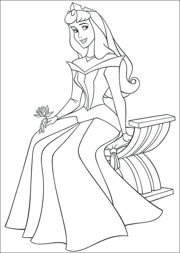 607x850 Aurora Coloring Princess Aurora Coloring Pages Fantasy Coloring