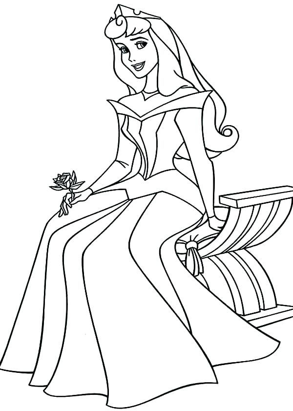 600x841 Sleeping Beauty Coloring Page Princess Sleeping Beauty Coloring