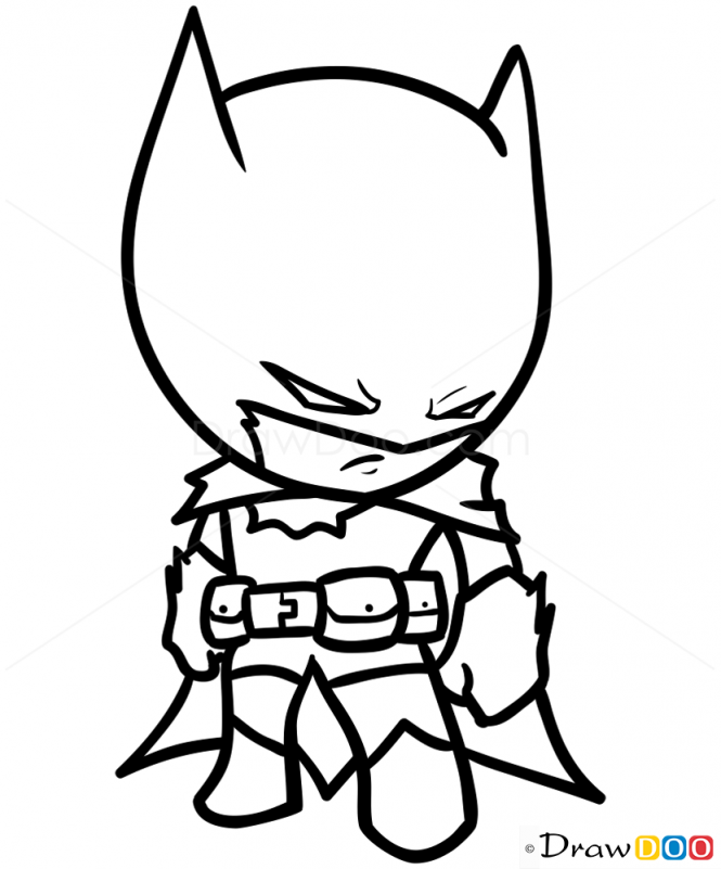 665x801 Baby Batman Drawing 11chibi Batman Coloring Pages