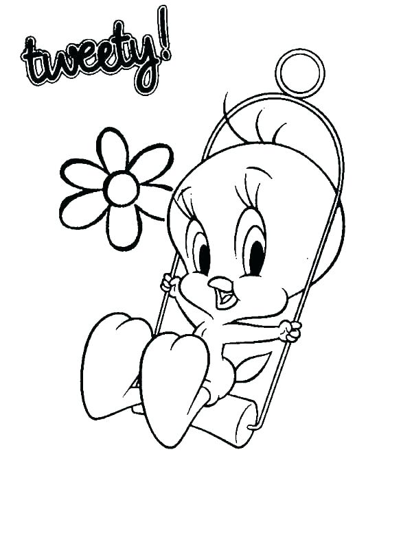 600x780 Baby Bird Coloring Pages