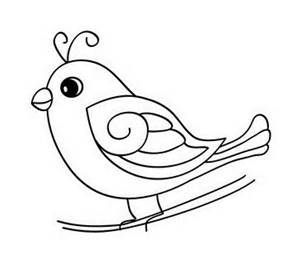 300x268 Baby Bird Coloring Pages