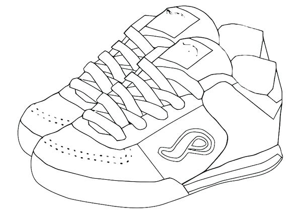 600x425 Shoes Pictures To Color Coloring Pages