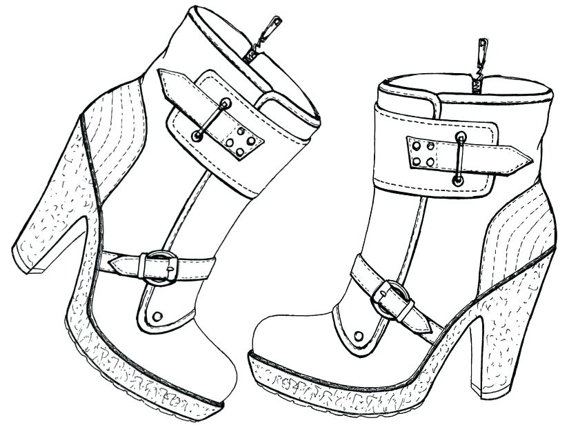 825x619 Coloring Pages Of Shoes Coloring Pages Shoes More Coloring Pages