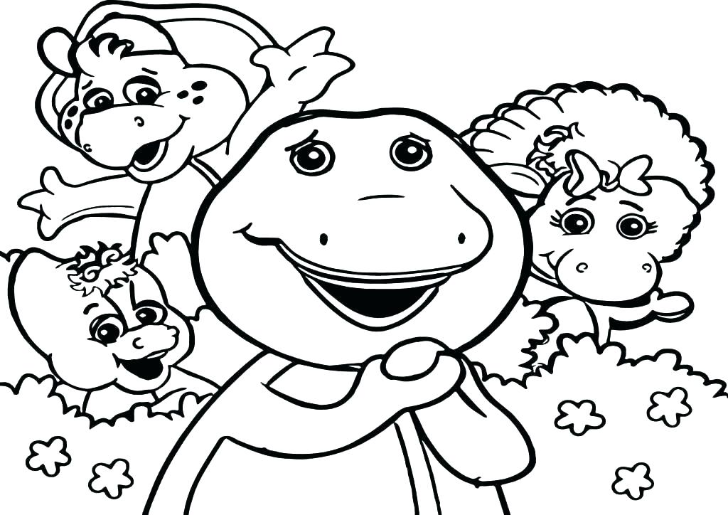 1024x724 Baby Bop Coloring Pages Barney And Baby Bop Coloring Sheets March