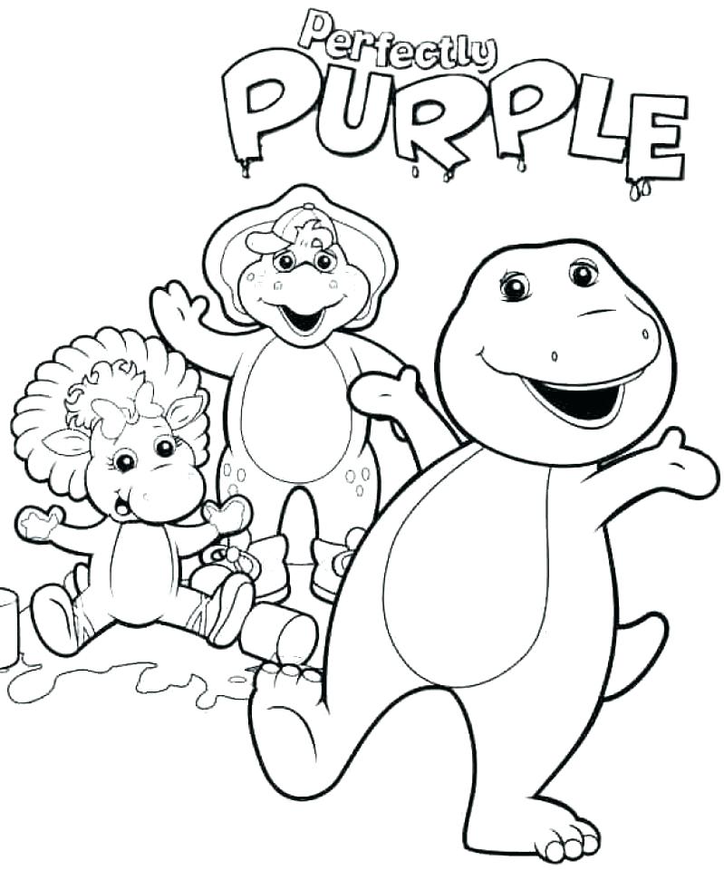 799x960 Baby Bop Coloring Pages Barney Coloring Book As Well As Free